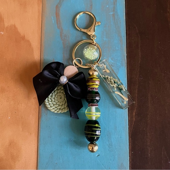 Keychain Charms | Resin & Glass Beaded Charm For Bags | Key Ring Gifts - Picture 14 of 17